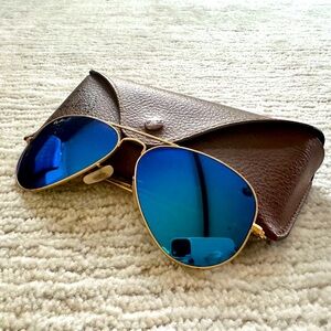 Ray-Ban Aviator Sunglasses Blue